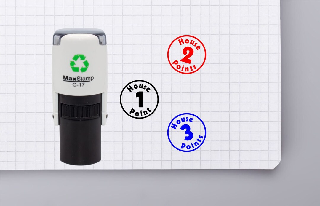 House Point Stamp. Self Inking Teacher Stamp for Schools. Etsy