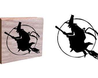 Halloween Witch Stamp