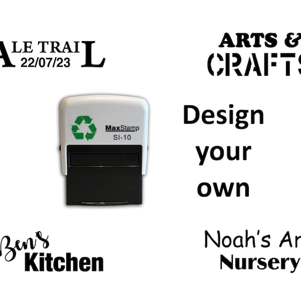 Customised Self Inking Stamp, Personalised Stamp, Custom Stamp, Customised Stamp Design.