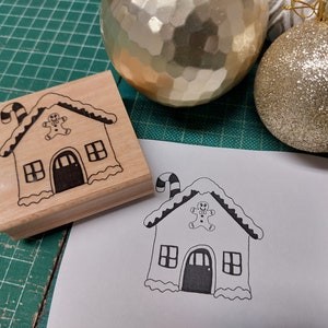 Christmas Clear Silicone Stamps, Xmas House, Winter Village Stamp,  Snowflakes-diy Card Making/festive Transparent Stamping 