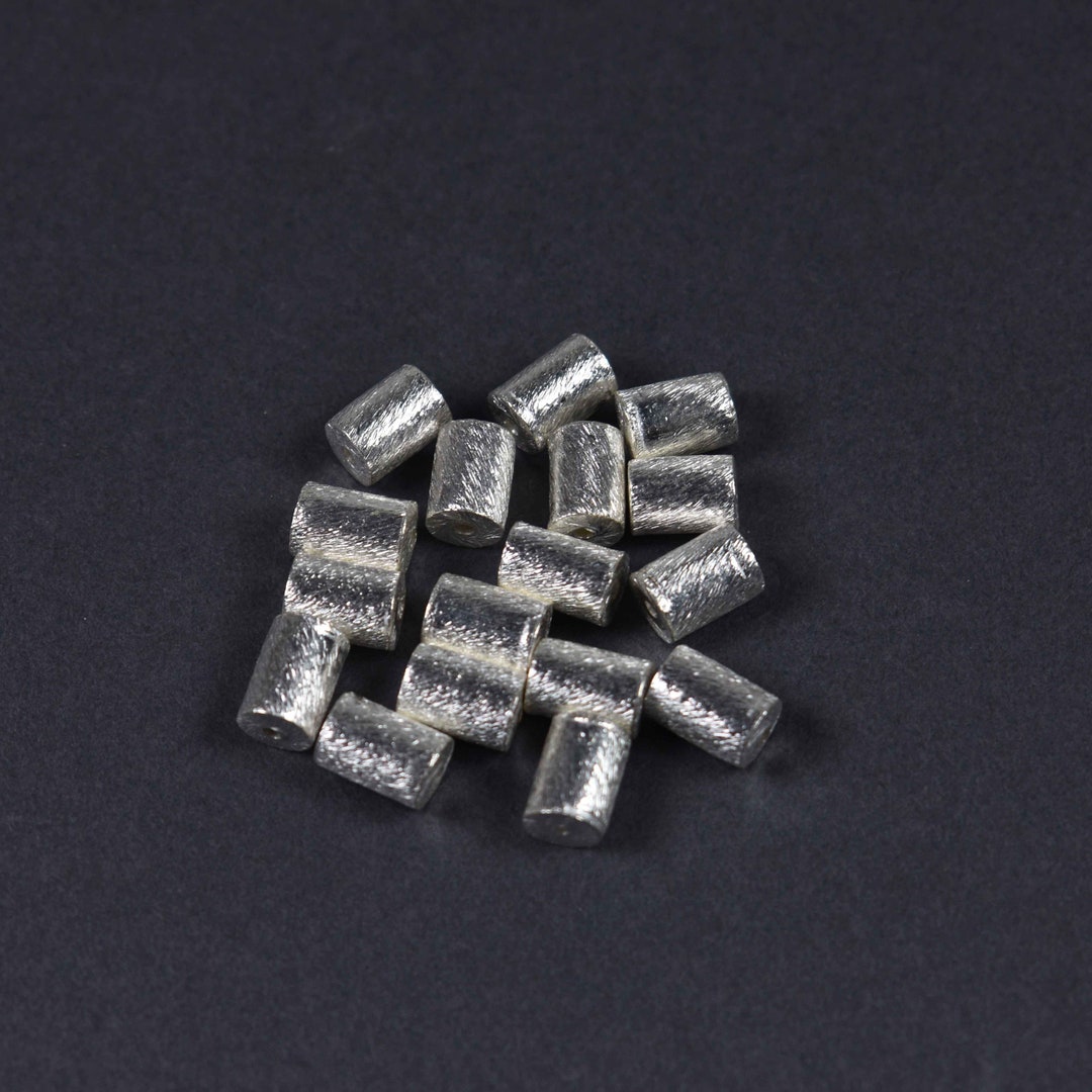 15 Pcs AAA Quality Round Cylinder Shape Bead 925 Sterling Etsy