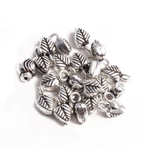 12x6mm Whit Ring- 10pcs Sterling Silver Bali beads, spacer beads for jewelry making, antique silver beads