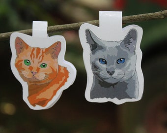 warrior cats bookmark etsy