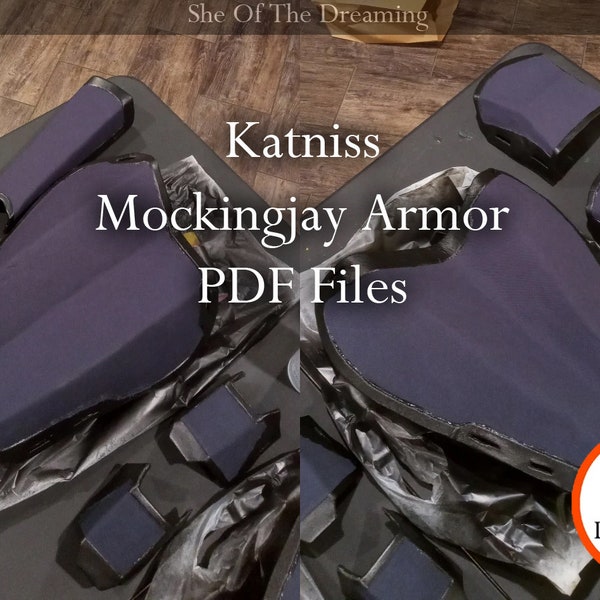 The Hunger Games Katniss Mockingjay Armor PDF EVA Foam Pattern