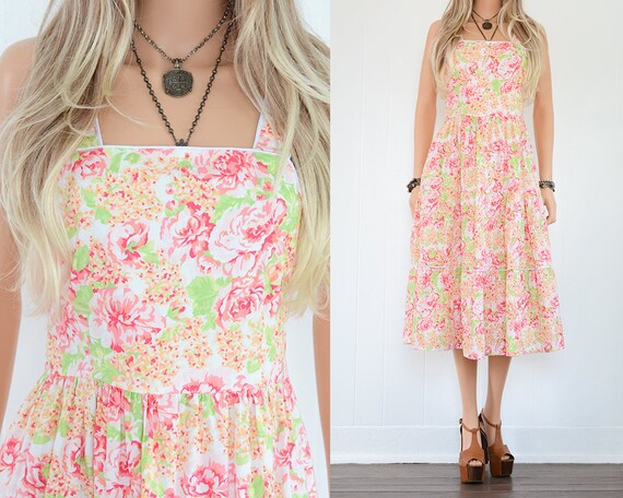 90's floral dress
