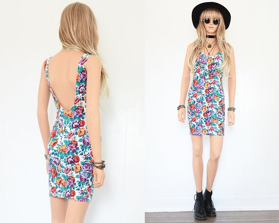 90's floral dress