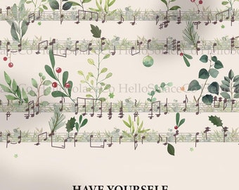 Christmas Music Sheet Print – "Have Yourself a Merry Little Christmas" (Digital Download)