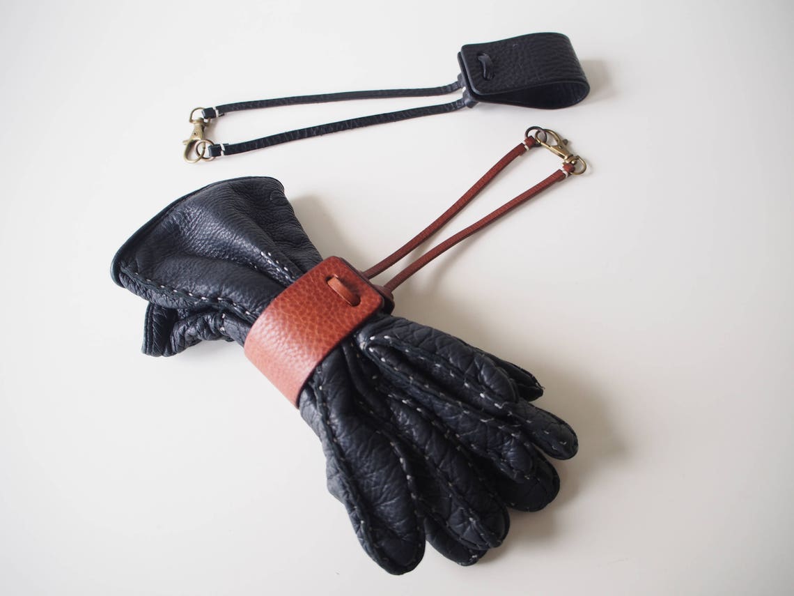 Leather Glove Holder Leather Hat Holder Etsy