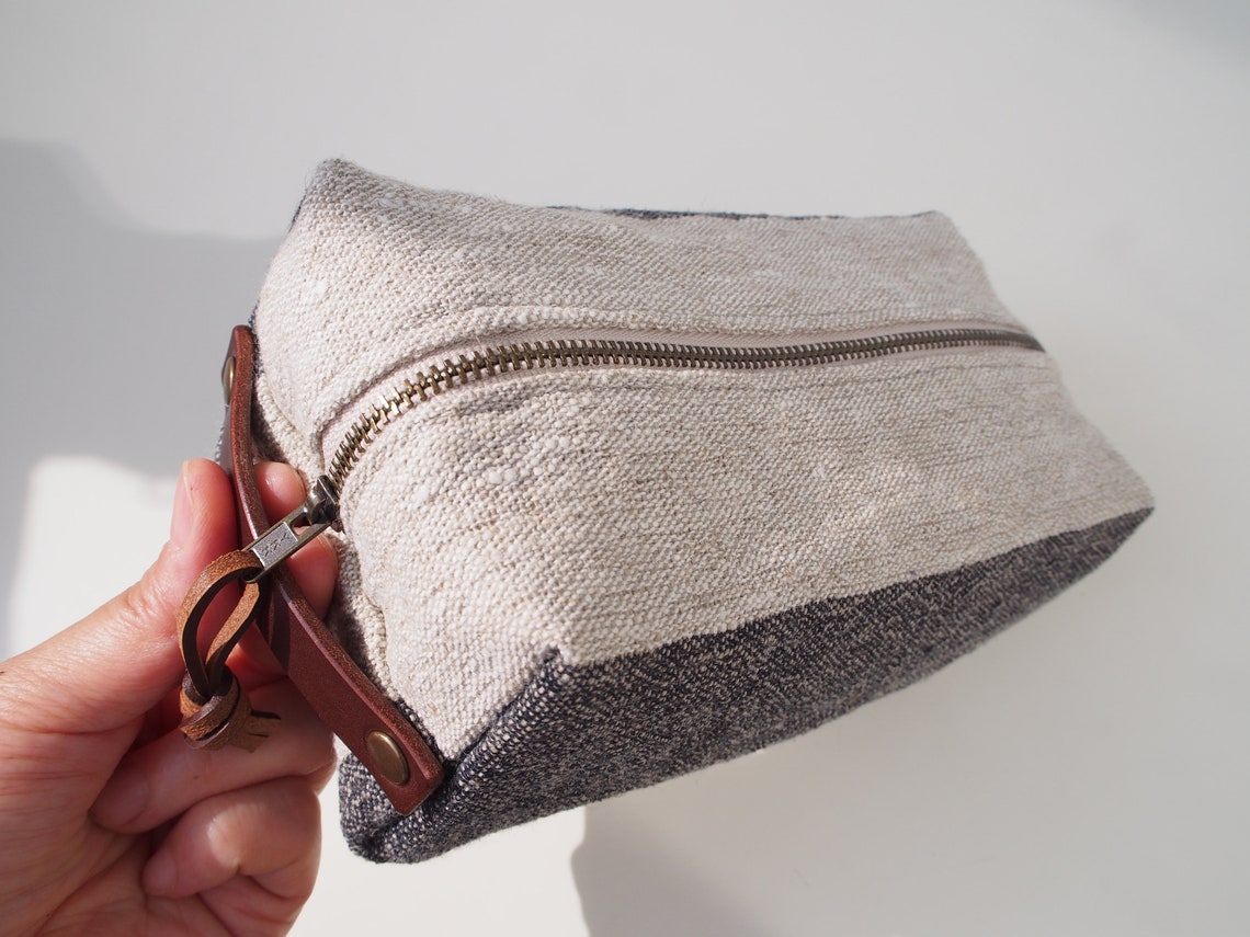 Linen Wash Bag M Linen Toiletry Bag Linen Makeup Bag - Etsy UK