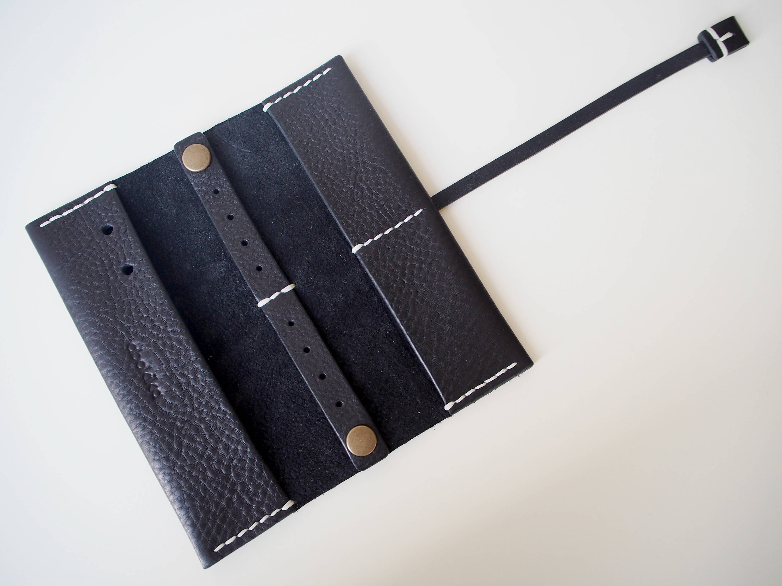 Leather Travel Jewellery Roll Leather Travel Jewellery Case Etsy