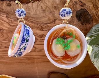 Ramen soup earrings - 10 different styles available