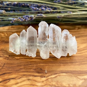 Quartz Crystal Stone barrette