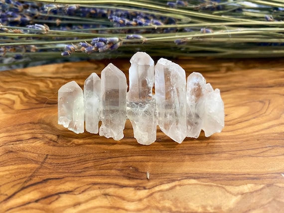 Quartz Crystal Stone barrette