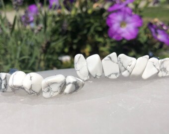 Howlite Crystal barrette