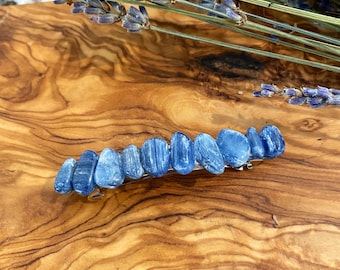 Kyanite Crystal Stone barrette