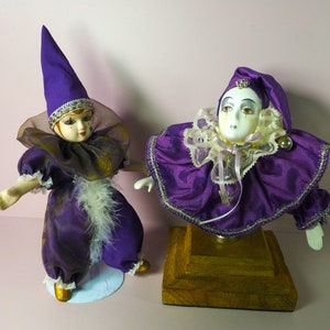 Vintage Venetian Harlequin dolls.