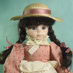 Vintage porcelain doll. germany.