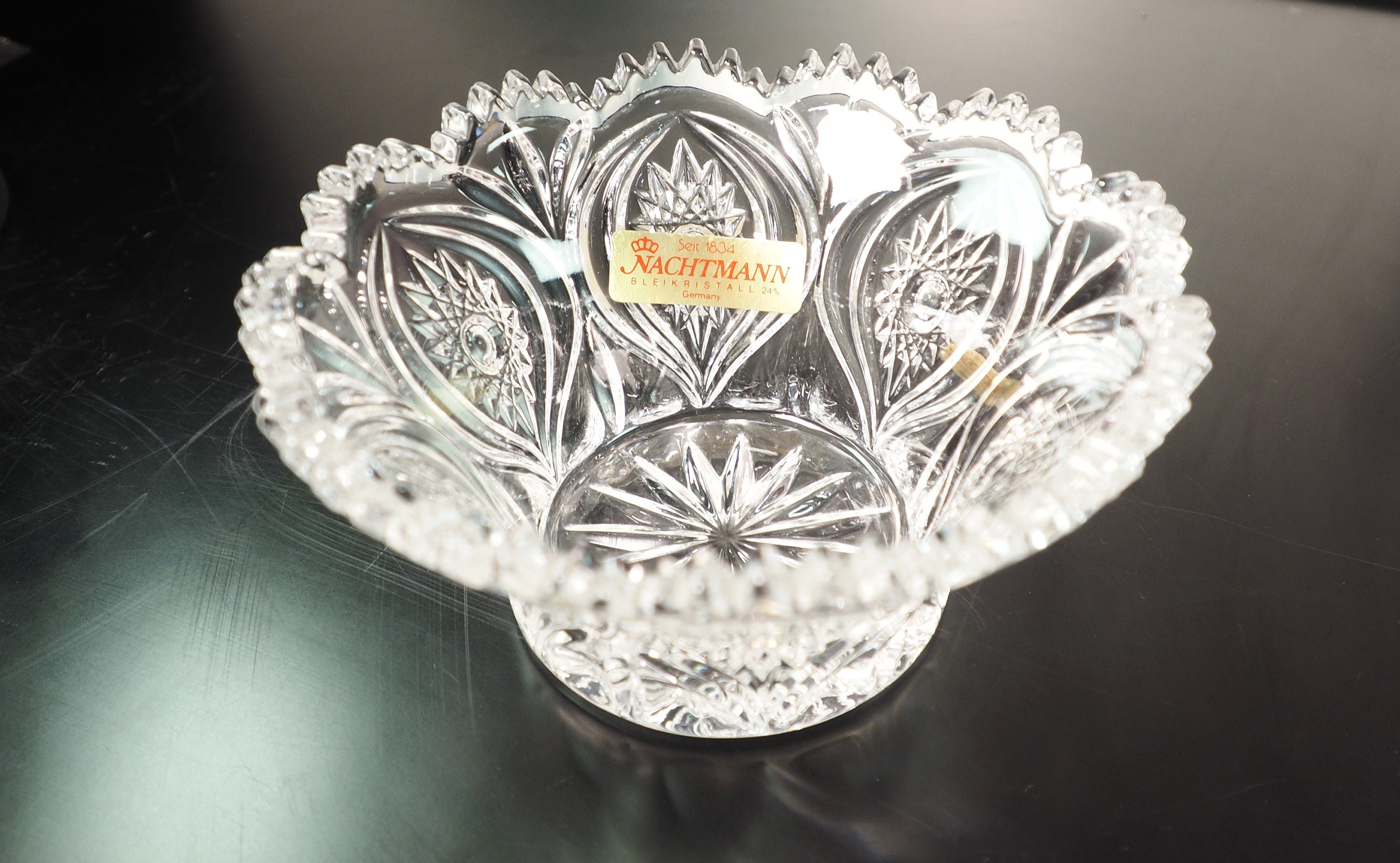Vintage Crystal Bowl. Nachtmann Florenz. Germany. - Etsy