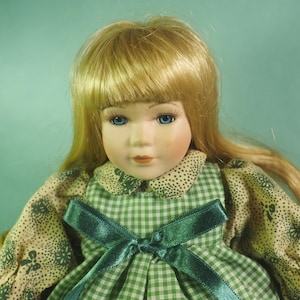 Vintage porcelain doll. germany.
