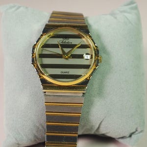 Vintage Swiss quartz men&#39;s gold plated watch &quot;Selection&quot;. &quot;SWISS MADE&quot;, Rare.