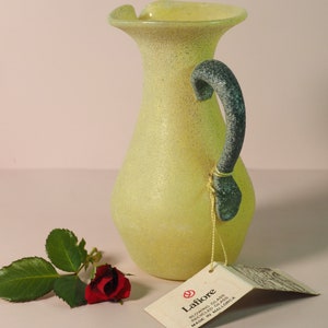 【美品】Lafiore　スペイン製　吹きガラス　花瓶 Lafiore【吹きガラス】スペイン フラワーベース 花瓶 - メルカリ
