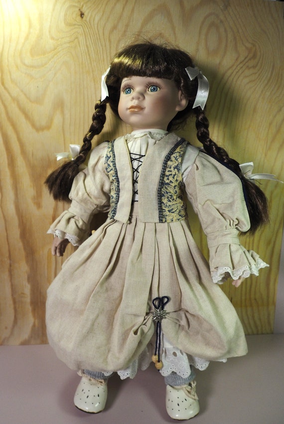 Vintage Bambola Antica Grande Antica Bambola (Bonomi? Alberani