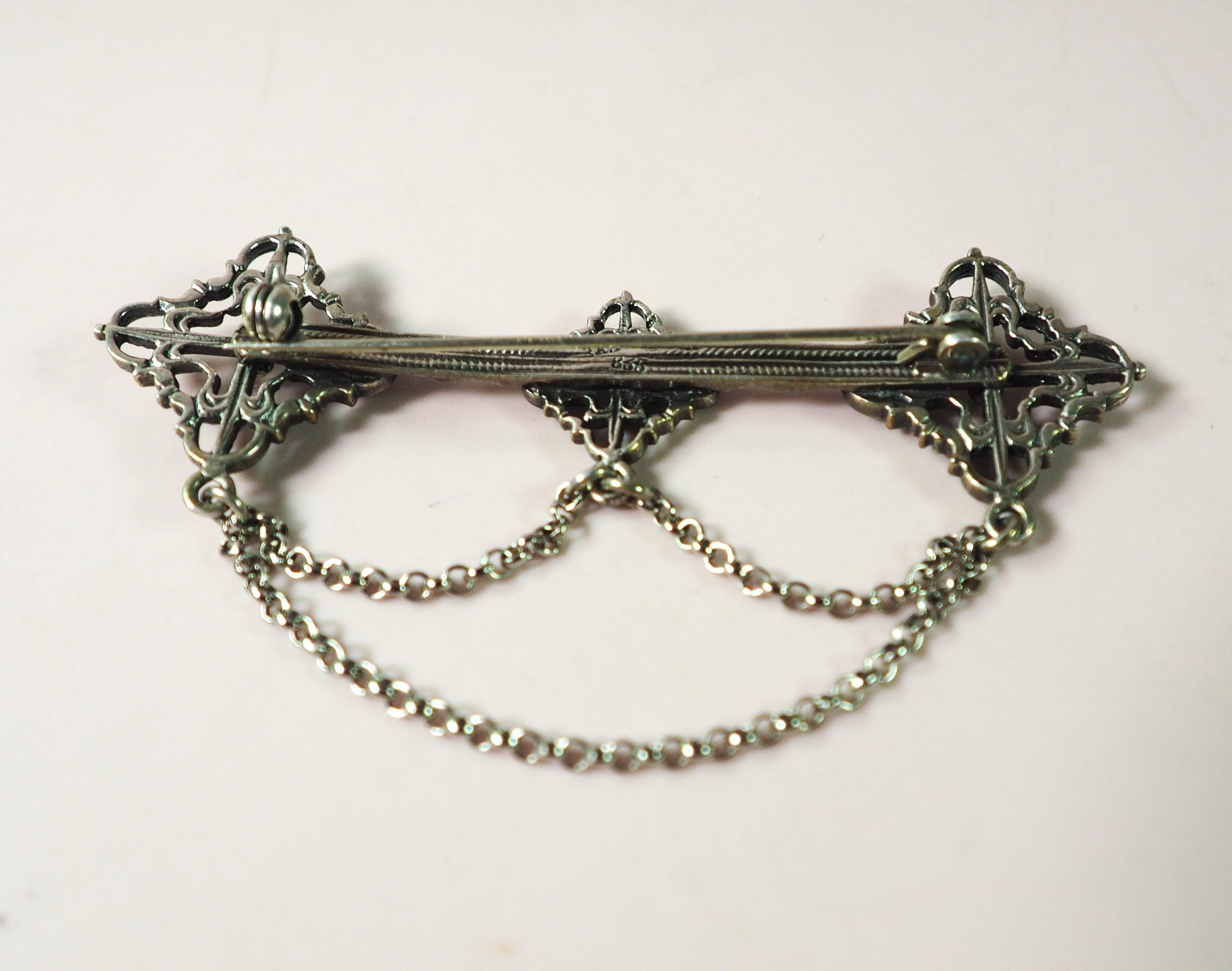 835シルバー製のヴィンテージの伝統的なブローチ。ドイツ製。 - Etsy 日本