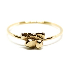 Alpine Mini Horizon Ring, Mini Steenvormige Ring zilver of gouden ring, Speciale Verlovingsring, Natuursteen Vormige Ring afbeelding 1