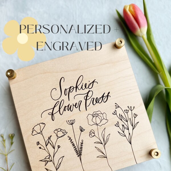 Pressed Flower Kit Etsy