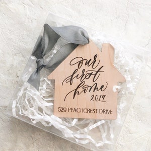 First Home Realtor Bulk Client Gift | Custom Closing New Home Owner Gift | Welcome Home Gift | Laser Engraved Personalized Address Gift