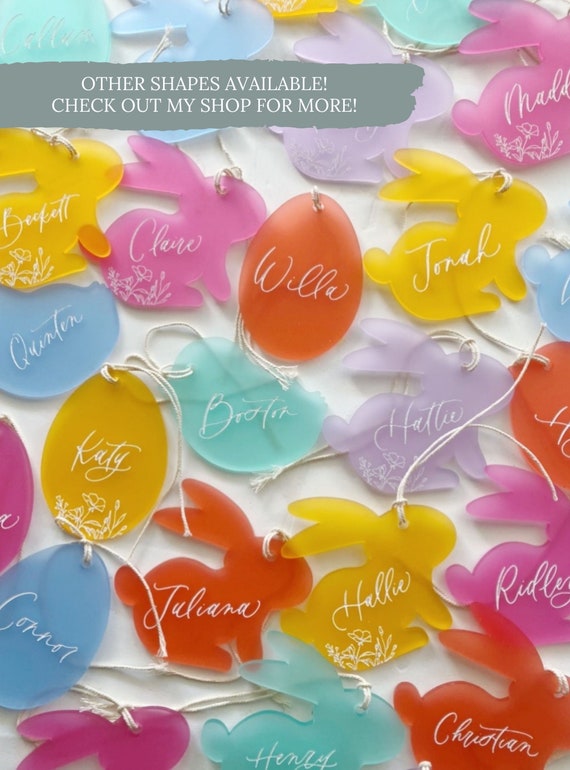 These Acrylic Tags Are a Pretty (and Easy) Way to Dress Up an Easter Basket