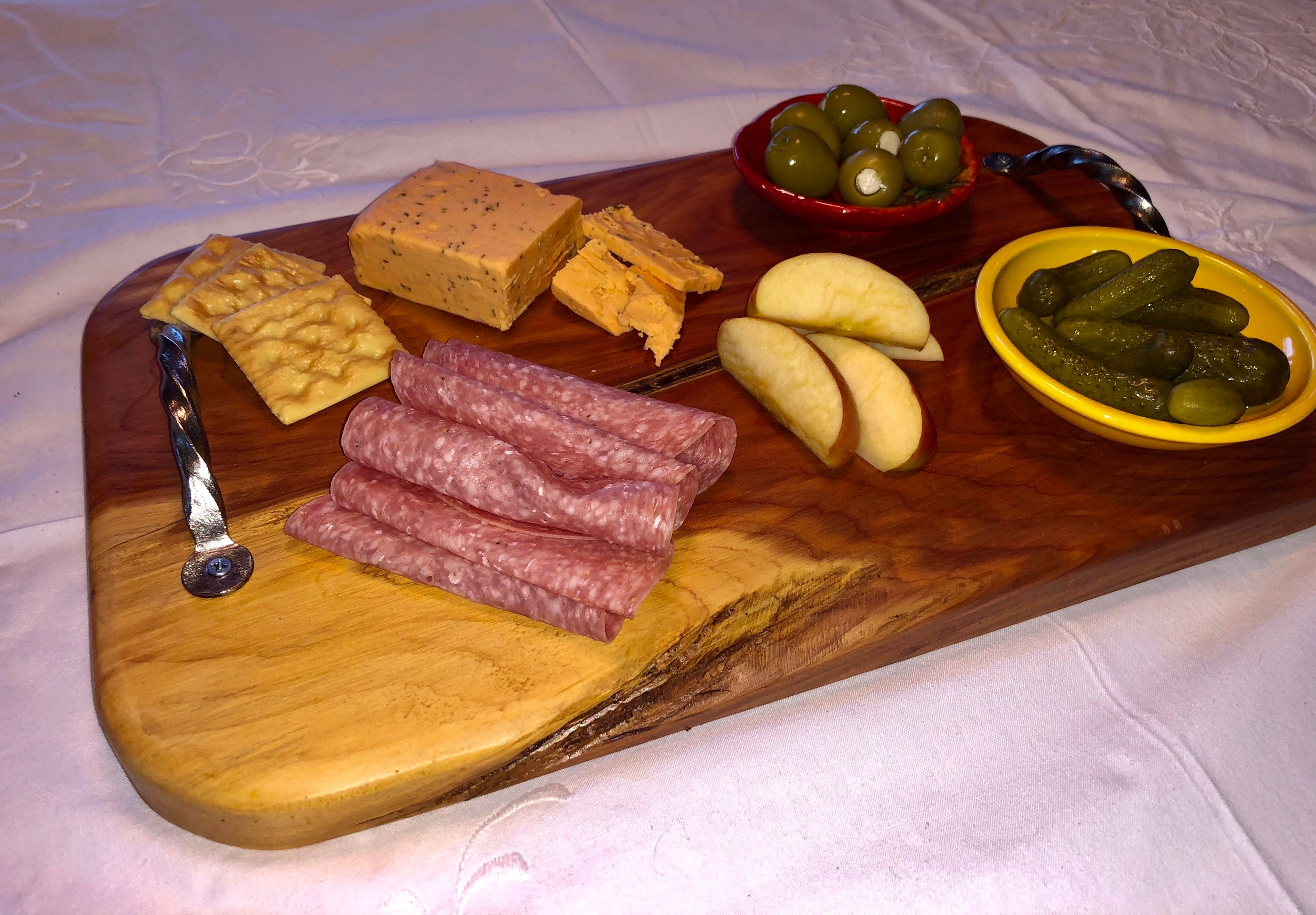 Cedar live edge Charcuterie board Etsy