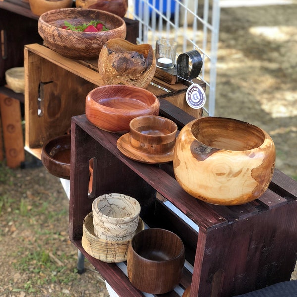 Wood Turned Bowls Etsy