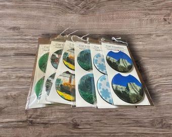 Car Coasters Set of 2 Absorbent Neoprene Cup Holder Coasters for Your Vehicle Drink Accessories You Choose