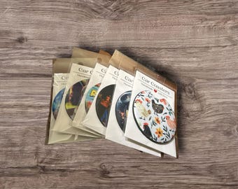 Single Car Coaster Absorbent Neoprene Cup Holder Coasters for Your Vehicle Drink Accessories Mix and Match You Choose