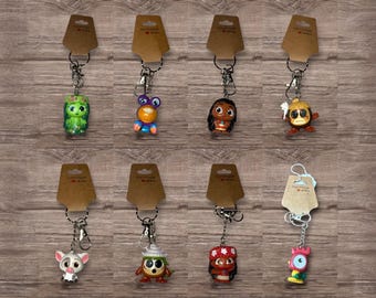Adorable Recycle Repurposed Figure Adorable Toys Choose Figure Repurposed Toy Keychain Backpack Clip Bag Charm Moana