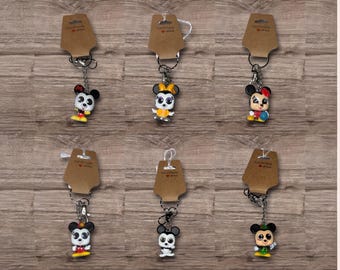 Adorable Recycle Repurposed Figure  Adorable Toys Choose Figure Repurposed Toy Keychain Backpack Clip Bag Charm Friends