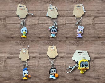Adorable Recycle Repurposed Figure  Adorable Toys Choose Figure Repurposed Toy Keychain Backpack Clip Bag Charm Friends