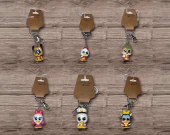 Adorable Recycle Repurposed Figure  Adorable Toys Choose Figure Repurposed Toy Keychain Backpack Clip Bag Charm Friends