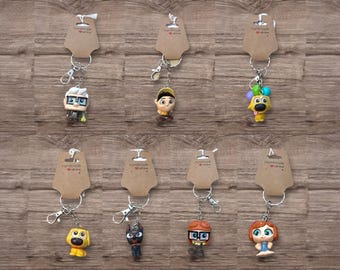 Adorable figura reciclada Juguetes adorables Elige figura Juguete reciclado Llavero Clip para mochila Llavero para bolso