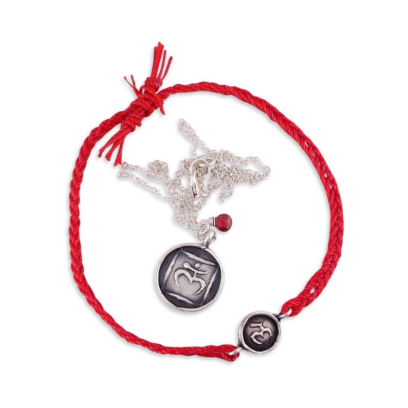 Root Chakra Jewelry Bracelet /& Necklace Set Yoga Jewelry For Women Chakra Jewelry Bohemian Jewelry Silver