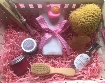 Baby boy and girl nurture hamper