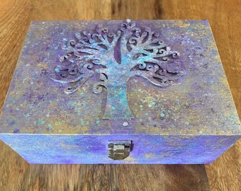 Tree of life treasure box full of organic skincare