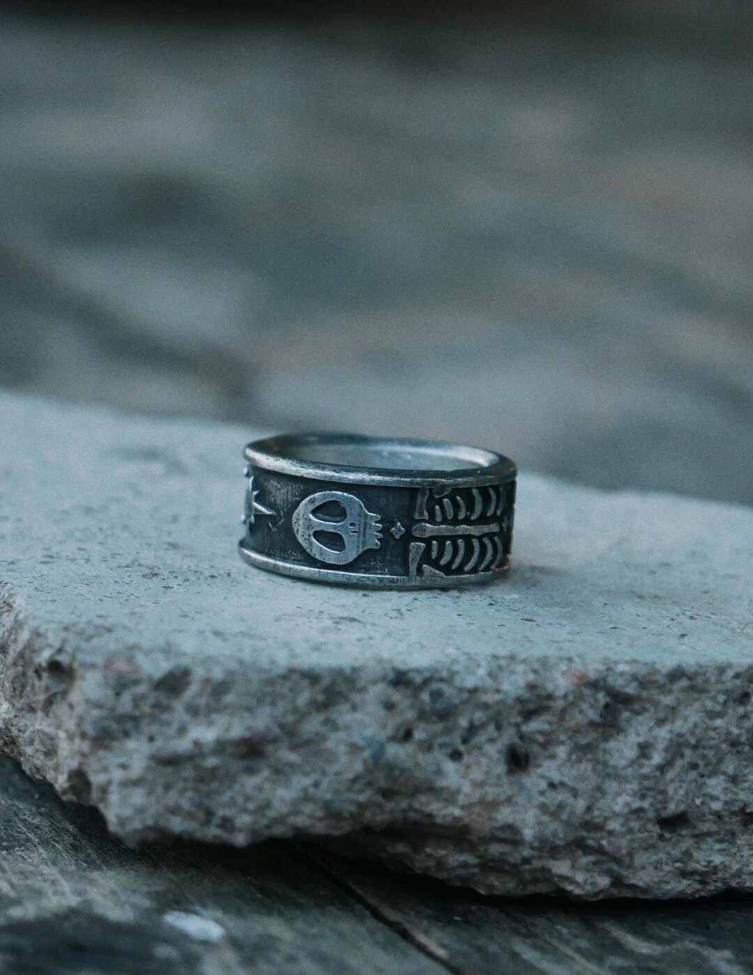 Skeleton Relic Ring, Creepy Unique Ring - Etsy
