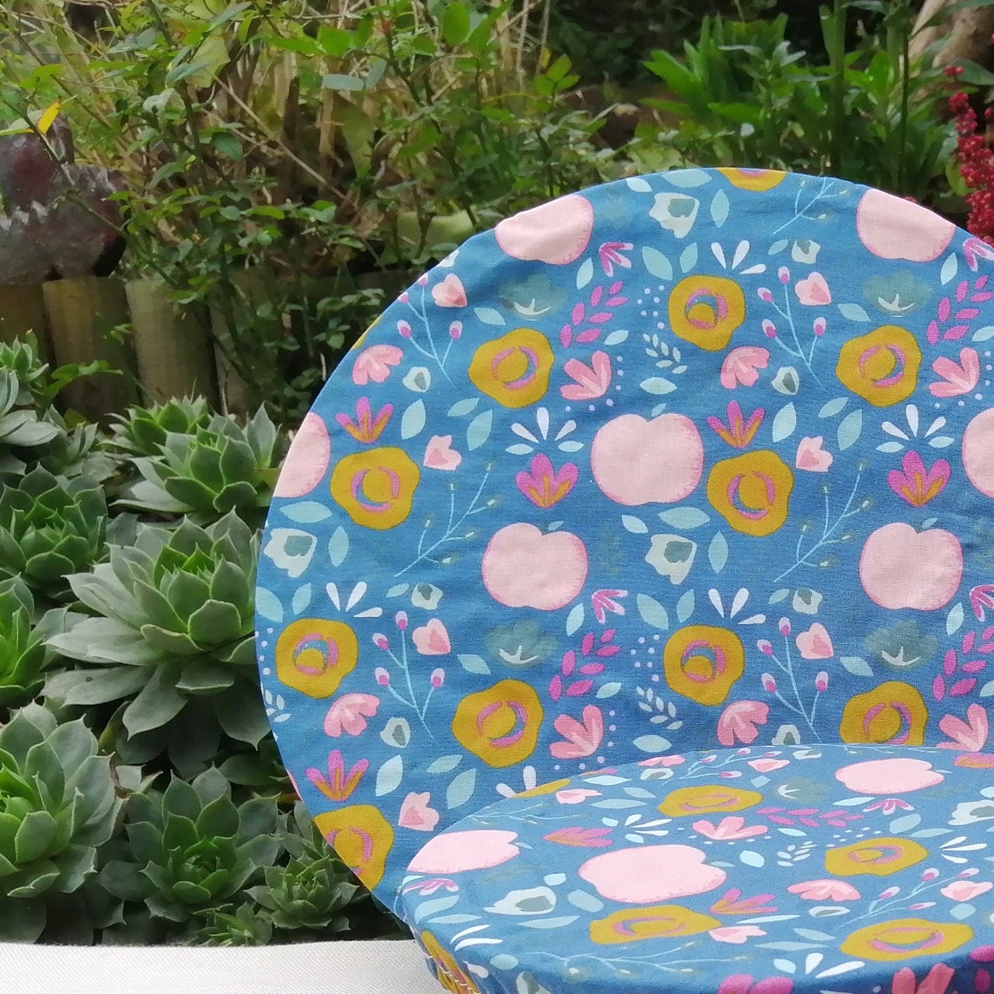 Lot de 5 Charlottes Alimentaires - Couvre Plats Lavables Zéro Déchet