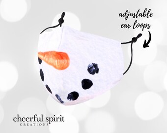 Snowman Mask Etsy