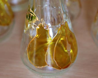 Recuerdos de boda, vasos de chupito de pera para rakija, licores, vidrio pintado, regalo para invitados a la boda, boda serbia, recuerdo
