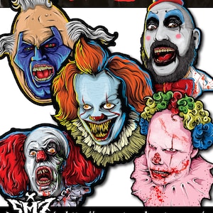 The Terror Clown Sticker Pack