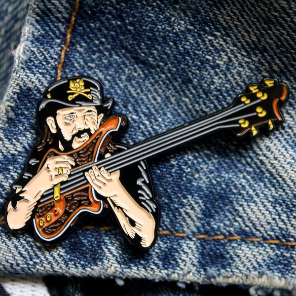 Lemmy Kilmister In Memoriam Pin