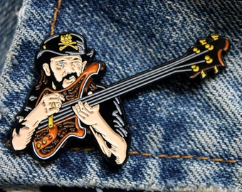 Lemmy Kilmister In Memoriam Pin